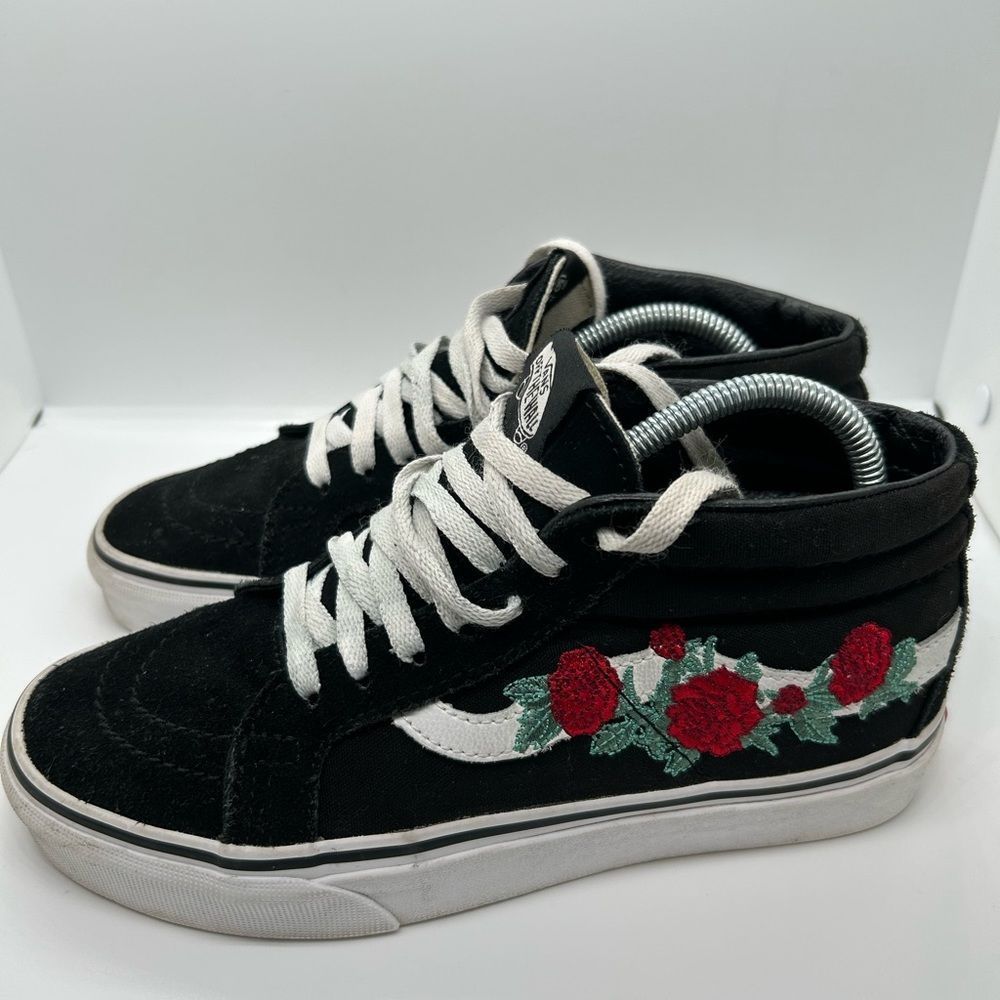 Rose Thorns Hightop Vans View 2